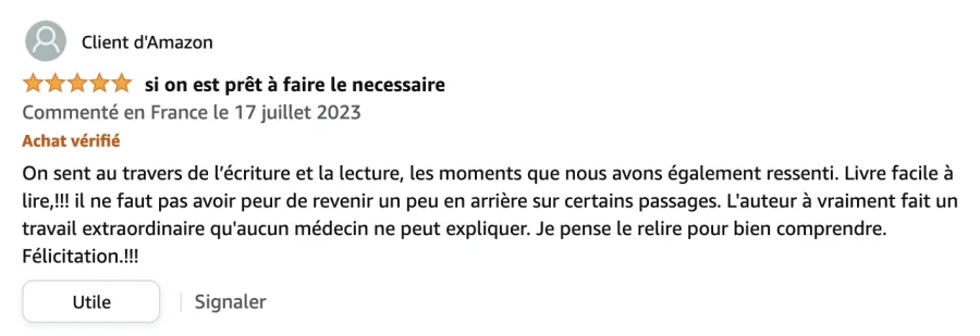 Avis d'un lecteur sur La Méthode Amadieu