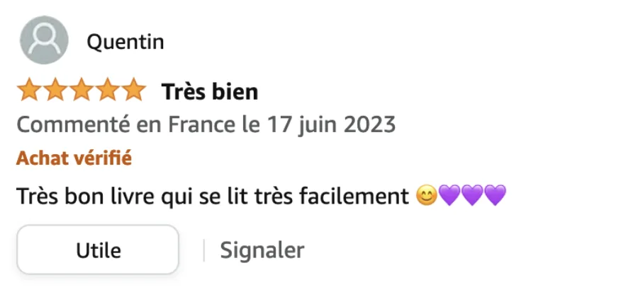 Avis d'un lecteur sur La Méthode Amadieu