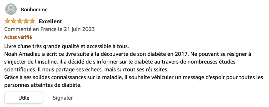 Avis d'un lecteur sur La Méthode Amadieu